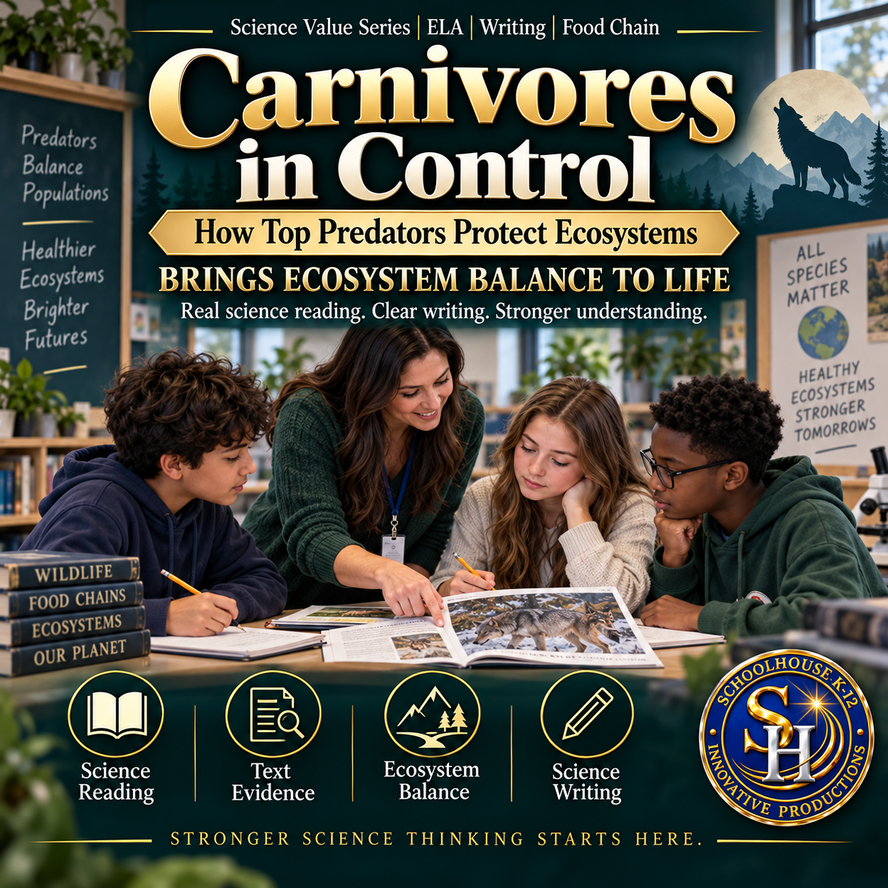 Carnivores in Control cover, Grades 3rd–6th