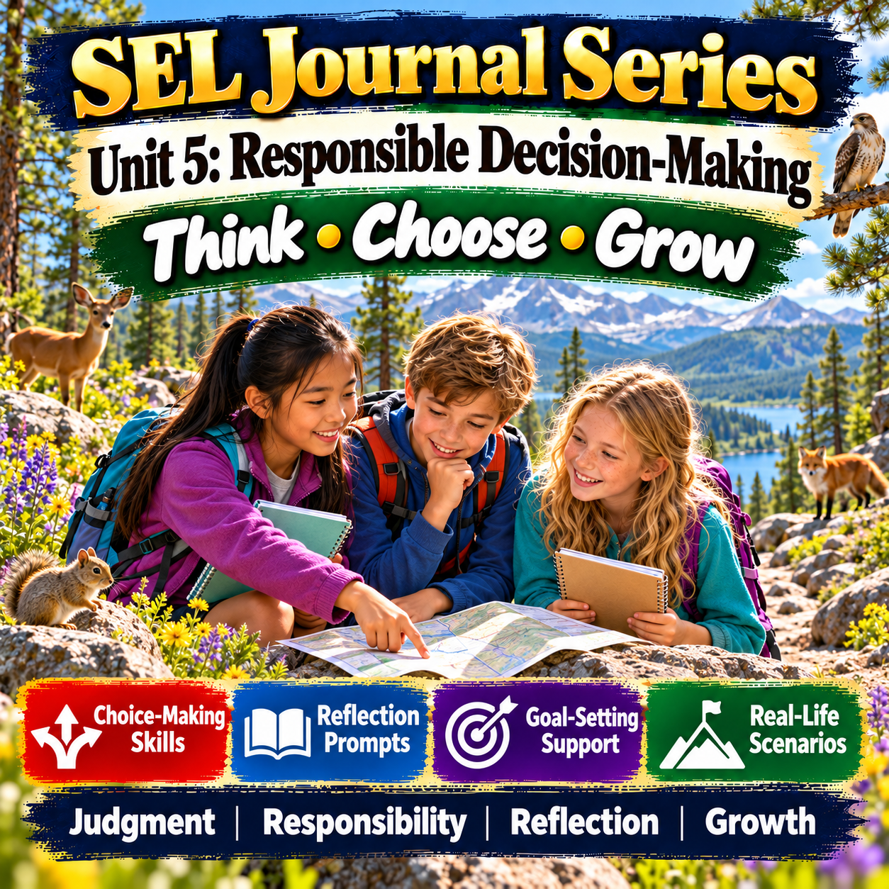 SEL Journal Series Cover 1: Unit 5 Responsible Decision-Making