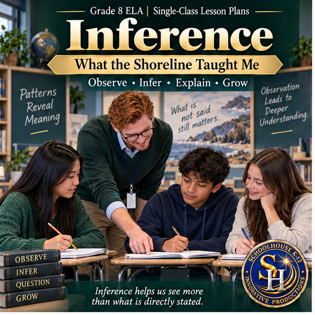 Inference Grade 8 ELA cover